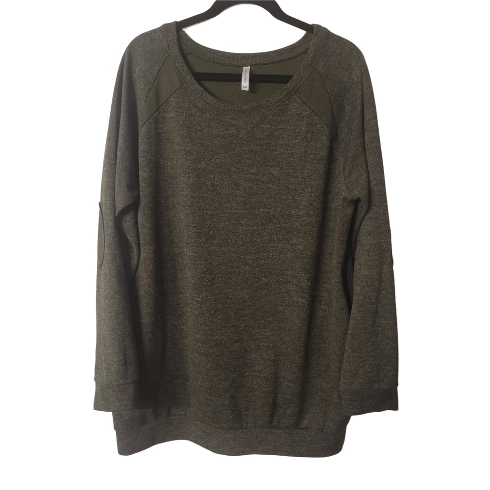 Acting Pro Olive Green Pullover Size 3X